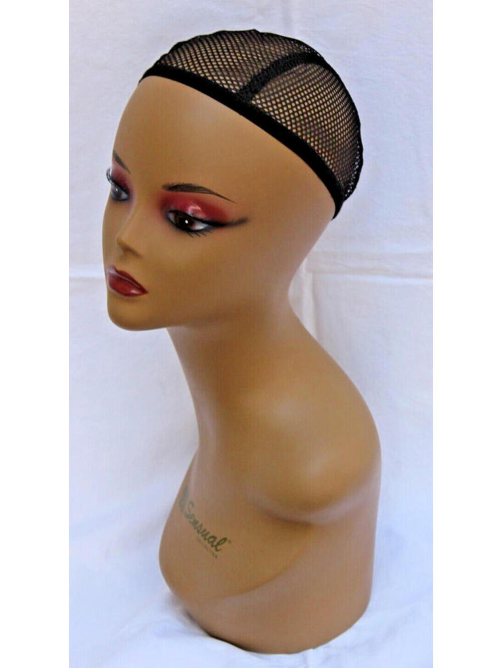 6 LOT REALISTIC SENSUAL LIFE-LIKE WIG MANNEQUIN HEAD & BUST SALON COSMETOLOGY - Picture 3 of 3